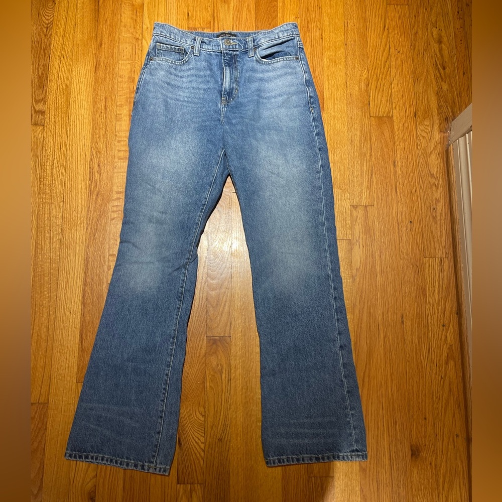 Banana Republic High Rise Flare Blue Jeans